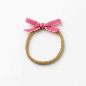 Faixinha de Veludo - Rosa Chiclete