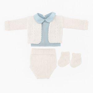 Tricot Branco Camisa Verde