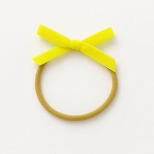 Faixinha de Veludo - Amarelo Lima