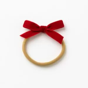 Faixinha de Veludo - Vermelho Rubi